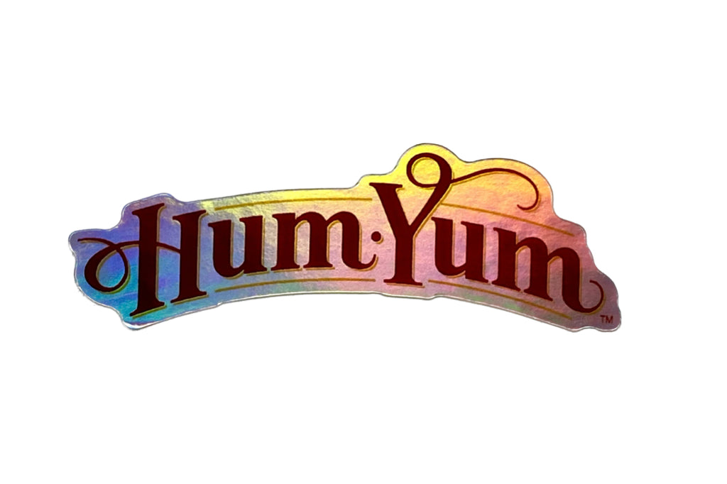 Holographic HumYum sticker