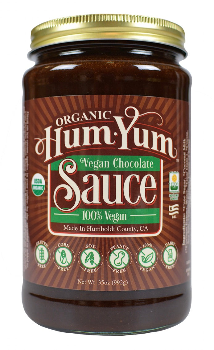 Organic Vegan Chocolate Sauce, gluten free, GMO free, corn free, peanut  free, soy free, dairy free, delicious! – HumYum